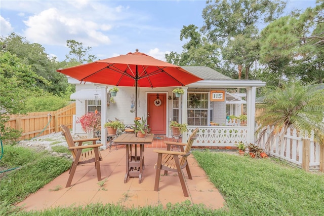 view of patio / terrace