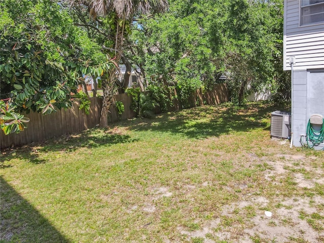 824 Garfish Ave, New Smyrna Beach, FL 32169 - view of yard featuring cooling unit