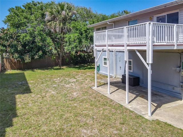 824 Garfish Ave, New Smyrna Beach, FL 32169 - view of yard with a patio