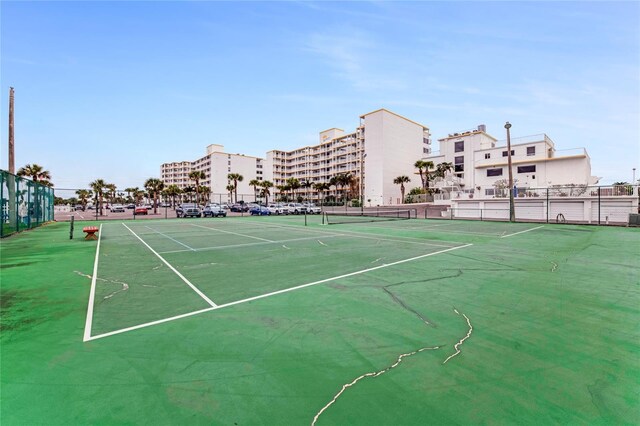 5201 S Atlantic Ave Unit 809A, New Smyrna Beach, FL 32169 - view of tennis court