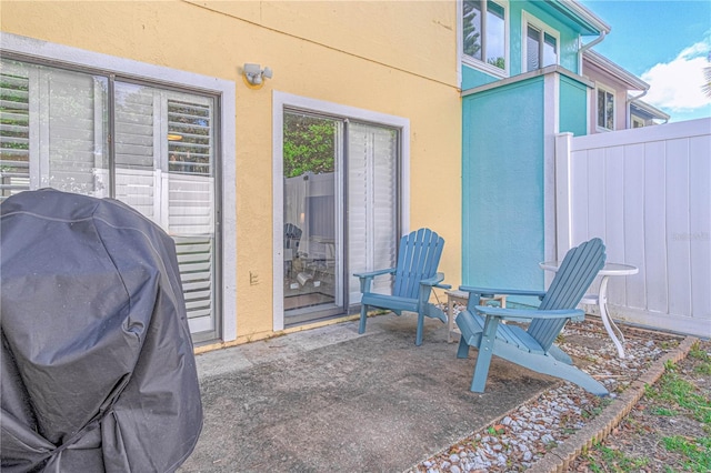 4017 Saxon Dr, New Smyrna Beach, FL 32169 - view of patio / terrace featuring grilling area