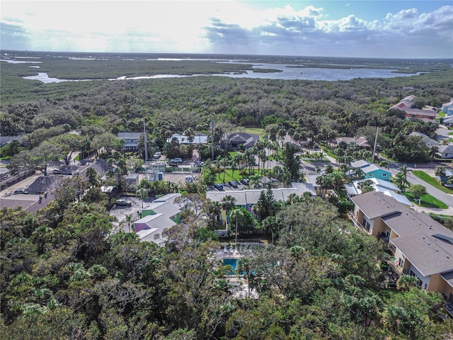 4017 Saxon Dr, New Smyrna Beach, FL 32169 - aerial overview of property's location featuring nearby suburban area
