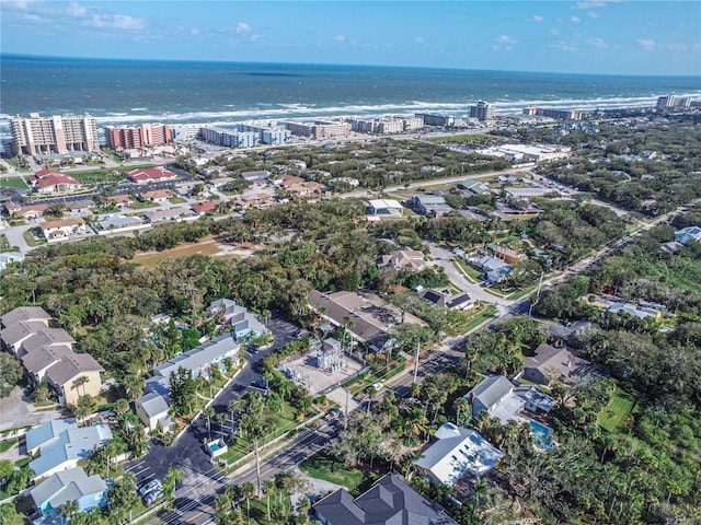 4017 Saxon Dr, New Smyrna Beach, FL 32169 - aerial overview of property's location featuring a large body of water and nearby urban area