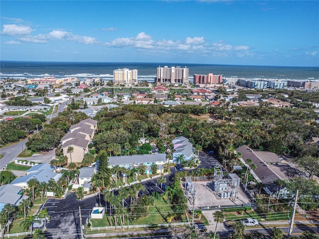 4017 Saxon Dr, New Smyrna Beach, FL 32169 - aerial overview of property's location with a large body of water