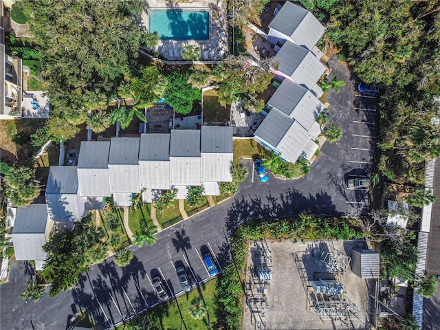 4017 Saxon Dr, New Smyrna Beach, FL 32169 - aerial view of property's location with a pool