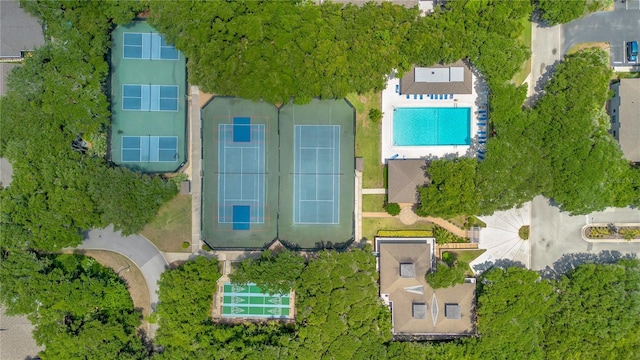 4411 Sea Mist Ct Unit 275, New Smyrna Beach, FL 32169 - bird's eye view of a pool