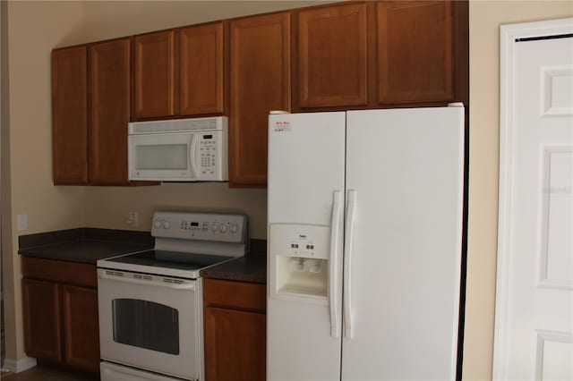 kitchen with white appliances