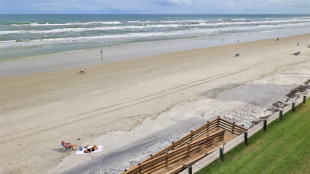 4139 Atlantic Unit A406, New Smyrna Beach, FL 32169 - water view featuring nearby beach