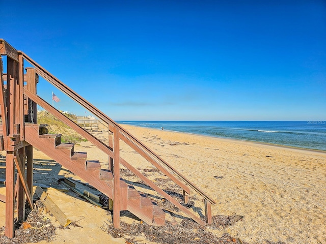 water view with a beach view