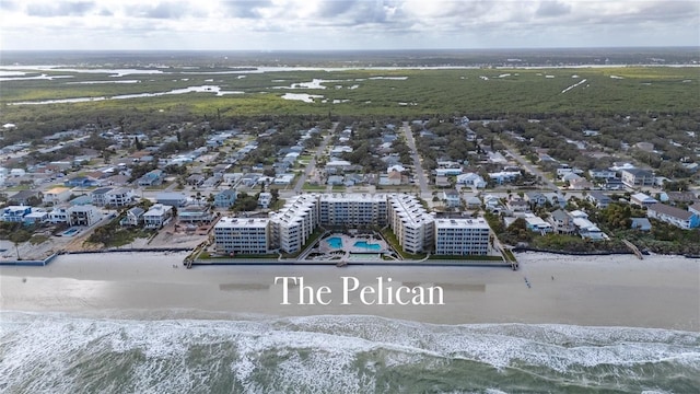 2401 S Atlantic Ave Unit C206, New Smyrna Beach, FL 32169 - aerial view of unending shoreline