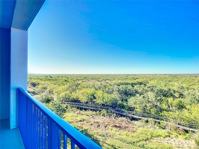 5300 S Atlantic Ave Unit 17-506, New Smyrna Beach, FL 32169 - balcony with a forest view