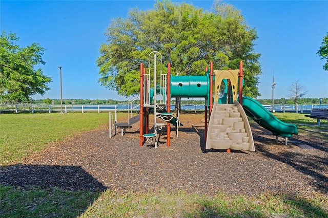 view of jungle gym