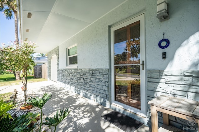 view of entrance to property