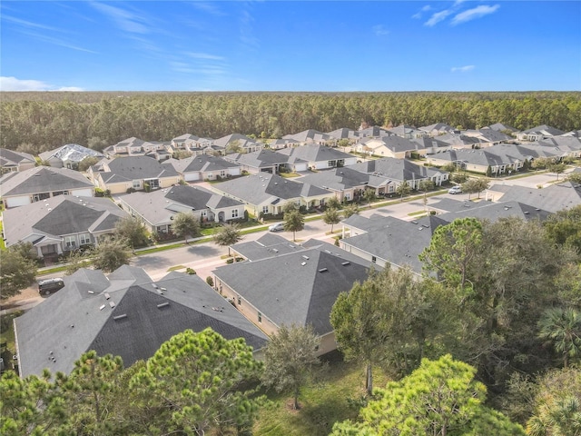 aerial view featuring a residential view