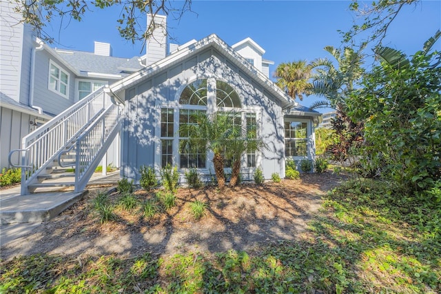 view of front of home