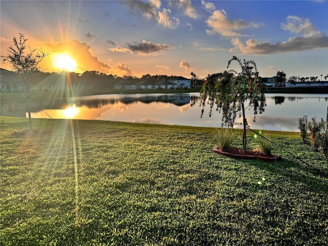 view of water feature