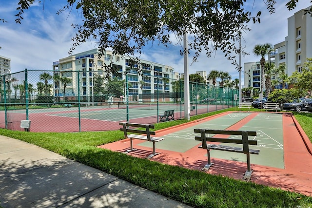 view of sport court with basketball court