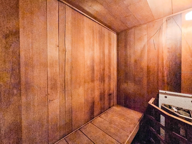 3606 S Peninsula Dr Unit 404, Port Orange, FL 32127 - sauna featuring wooden walls