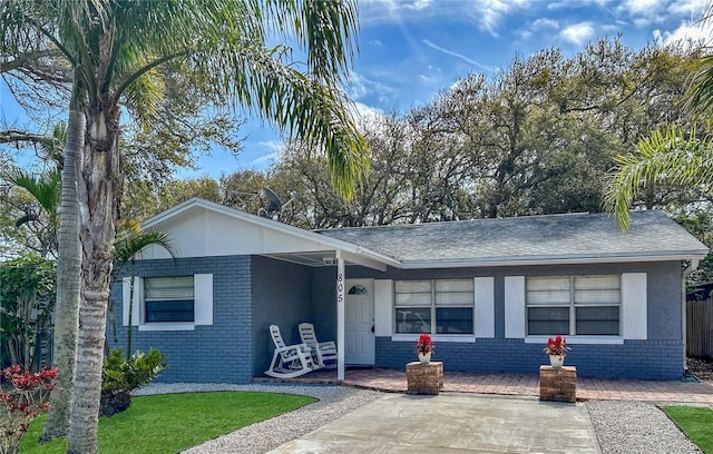 view of ranch-style house