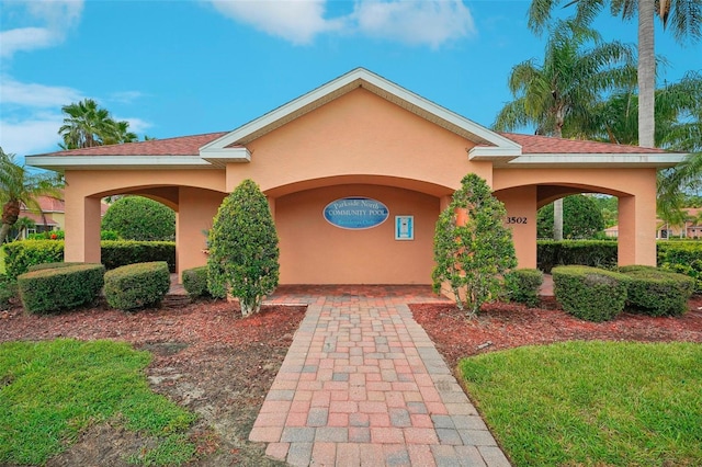 view of front of home