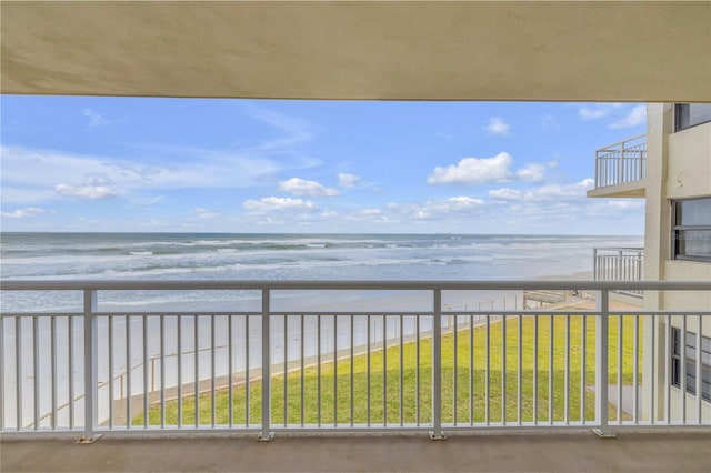 4811 Saxon Dr Unit C102, New Smyrna Beach, FL 32169 - water view with a beach view