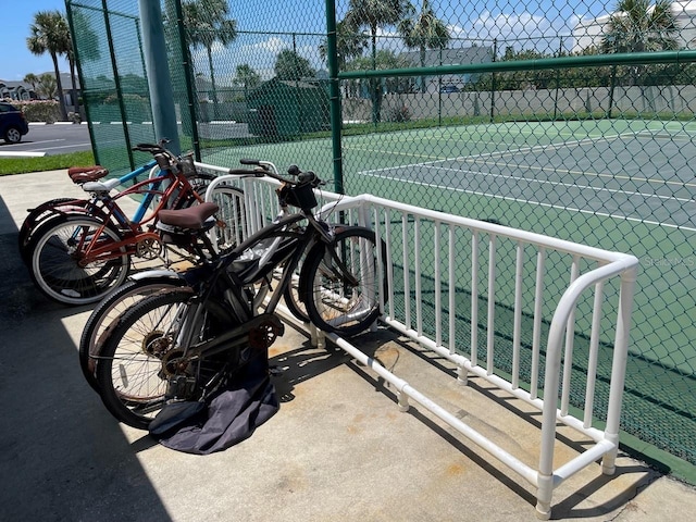 view of sport court