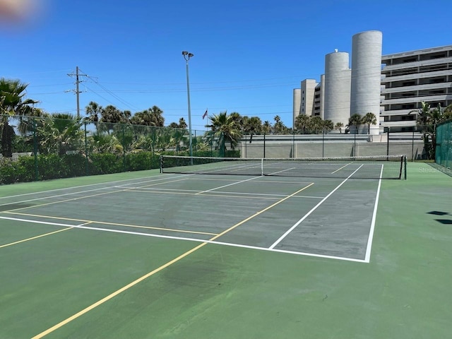 view of sport court