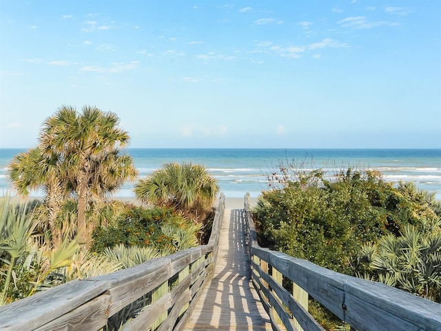 water view with a beach view