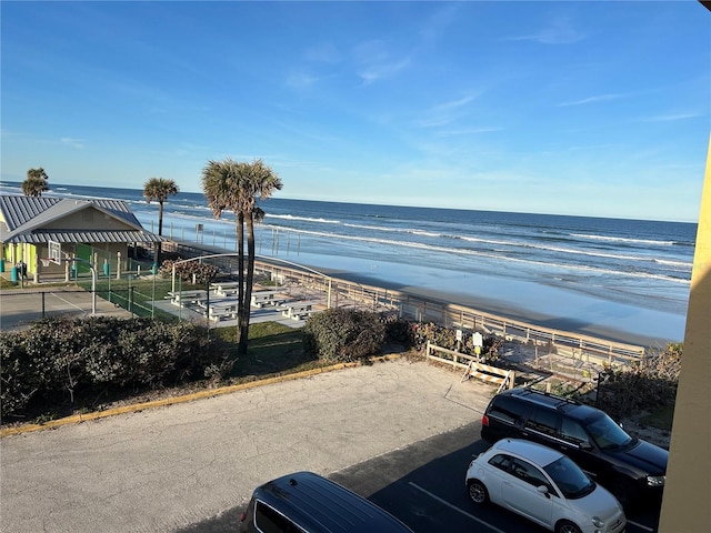 water view with a beach view