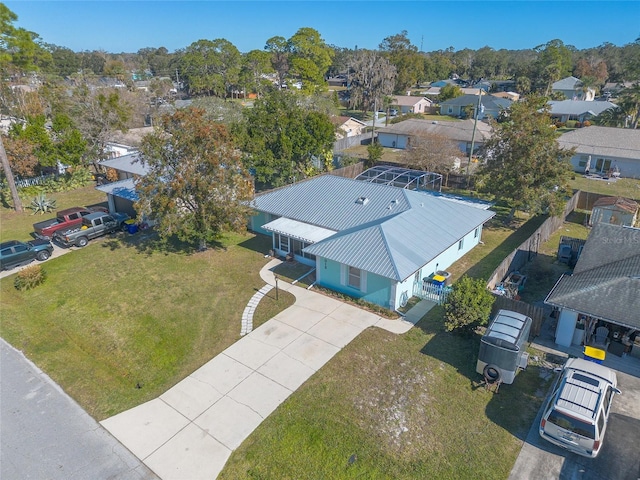 birds eye view of property featuring a residential view