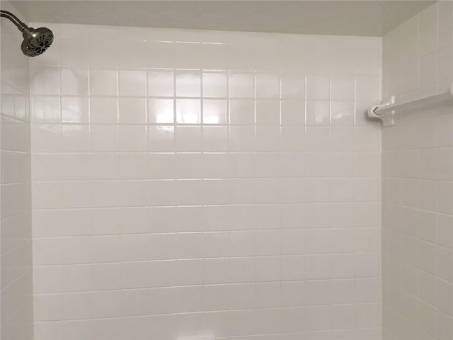 details with tiled shower