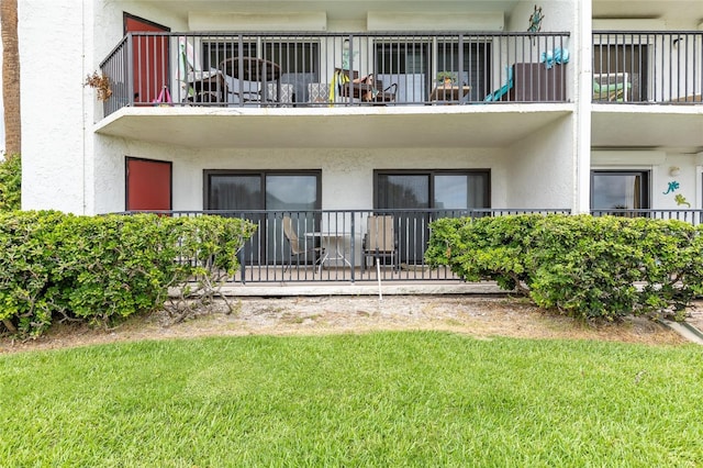 view of rear view of property