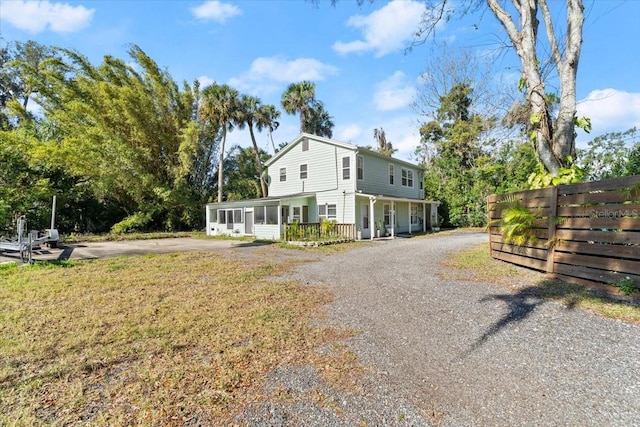 view of front of house