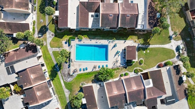 632 Sausalito Blvd, Casselberry, FL 32707 - aerial view of property and surrounding area featuring a pool
