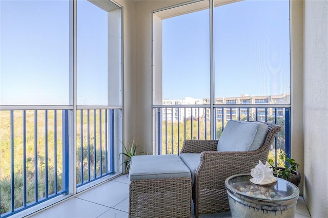 sunroom / solarium with a wealth of natural light