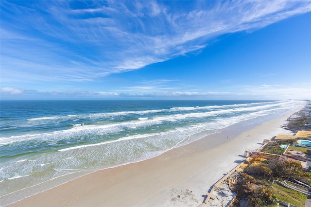 water view with a beach view