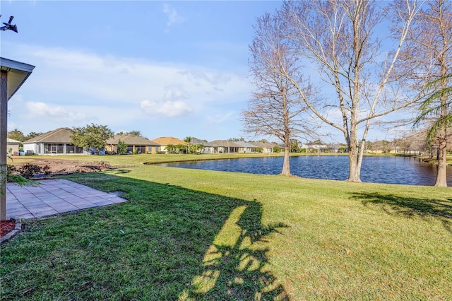 2707 Atlantis Dr, New Smyrna Beach, FL 32168 - view of yard with a water view