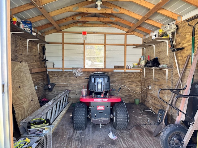 storage area with a garage