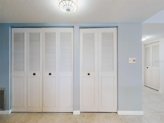 details featuring a textured ceiling