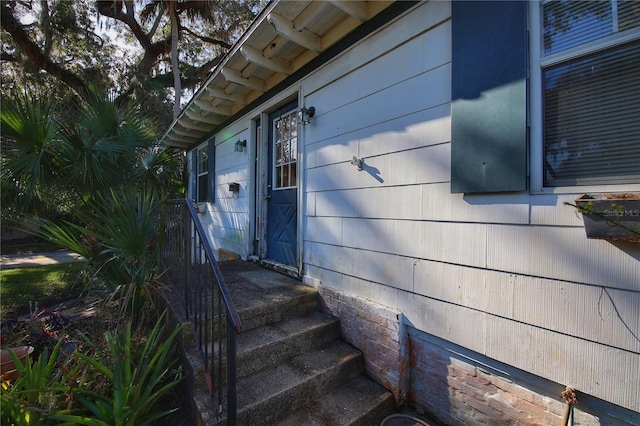 view of entrance to property