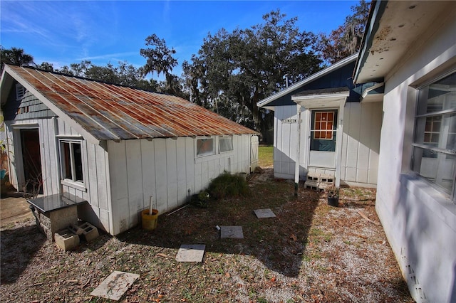 view of side of home