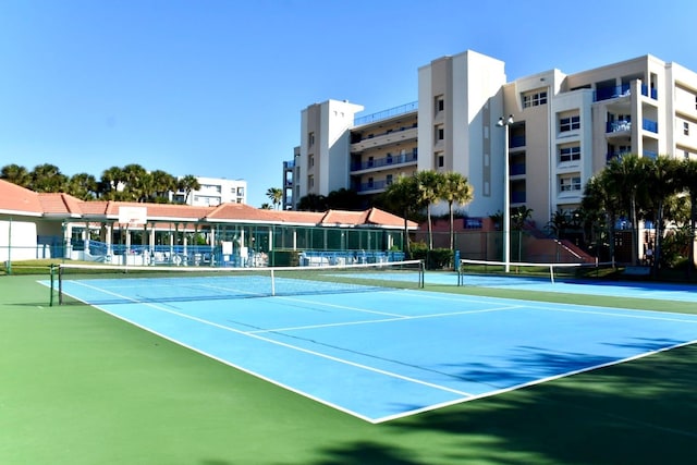 view of sport court