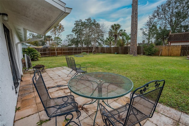 view of patio