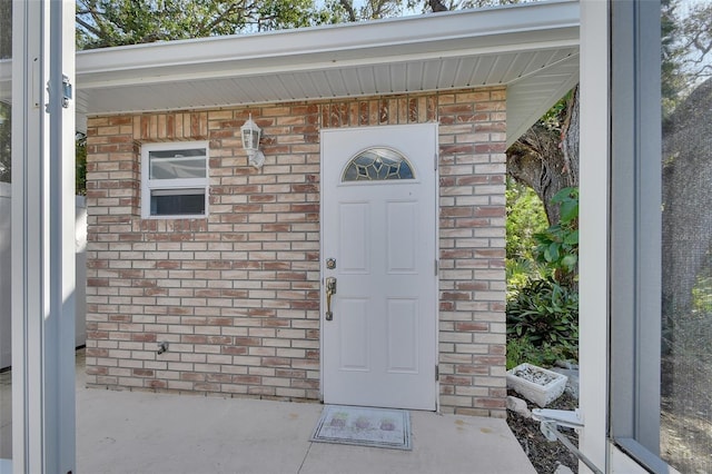 view of entrance to property