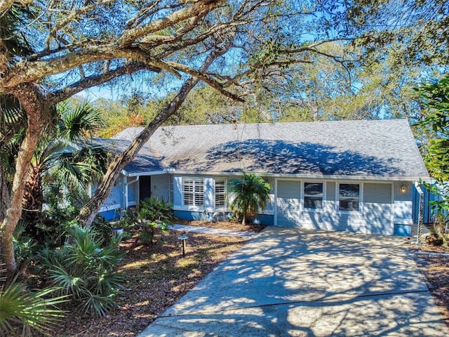 view of ranch-style home