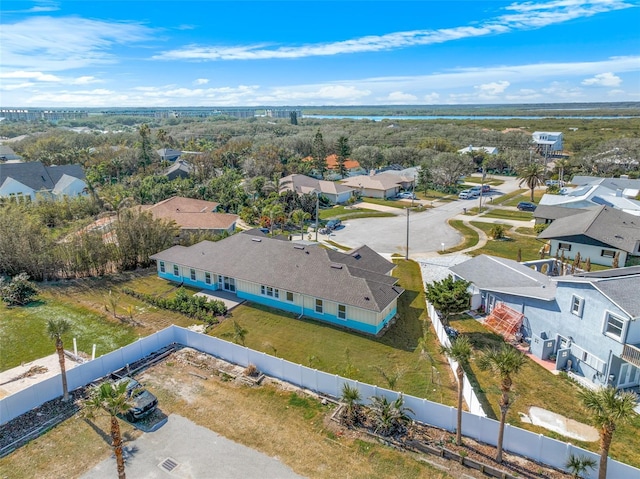 aerial view featuring a residential view