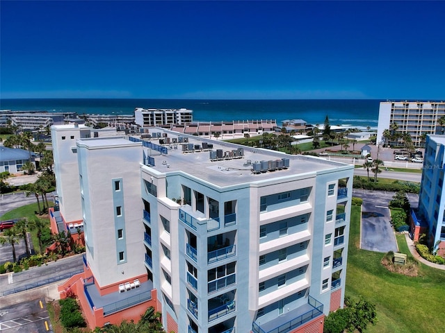 5300 S Atlantic Ave Unit 3-504, New Smyrna Beach, FL 32169 - birds eye view of property featuring a water view