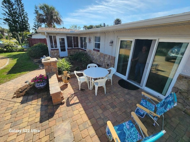 view of patio