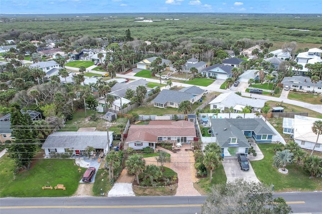 bird's eye view featuring a residential view