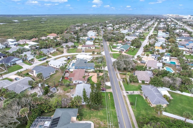 bird's eye view featuring a residential view